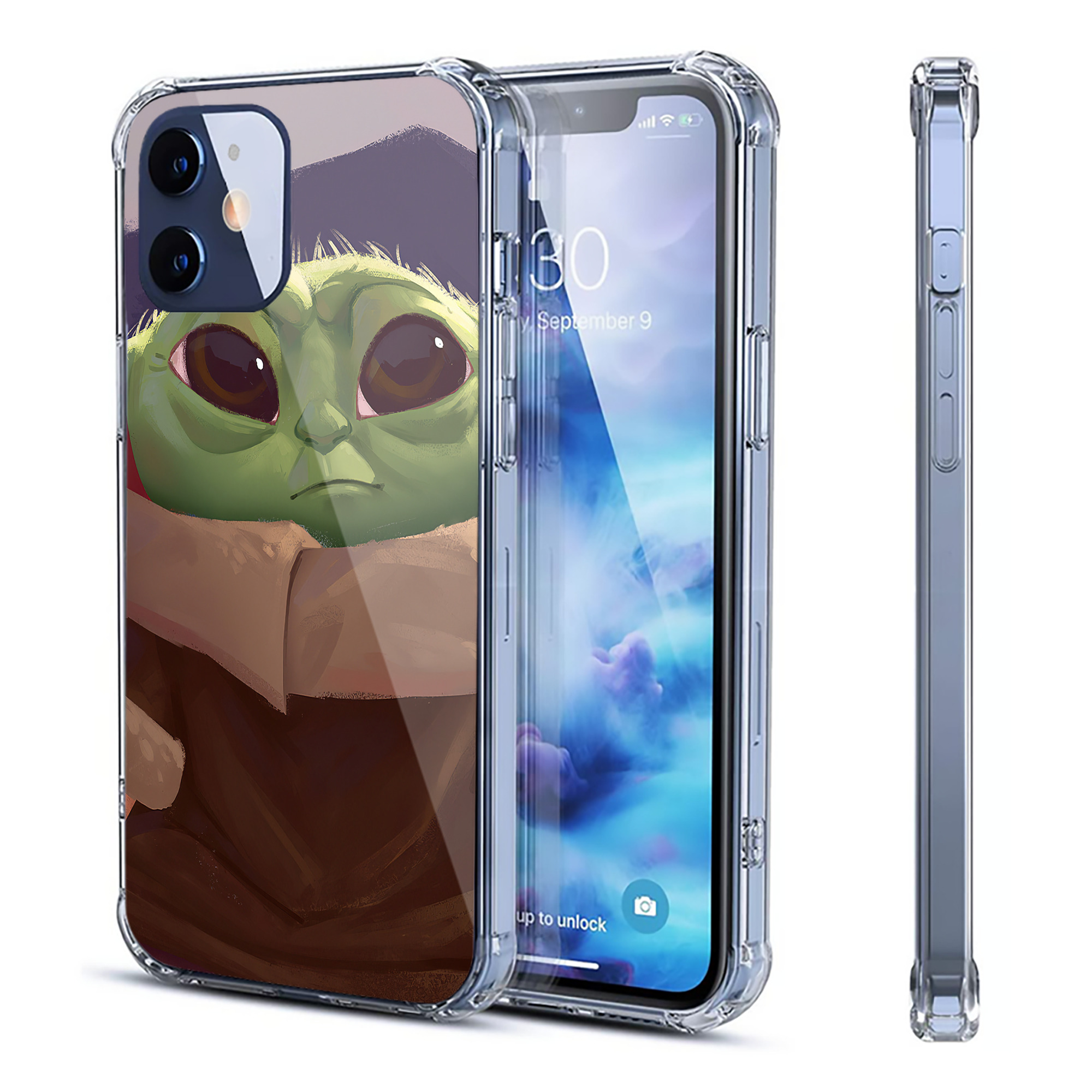 （画像用） スター・ウォーズ Star Wars 【iPhone 12シリーズ対応】透明スマホケース（クリアソフトケース）